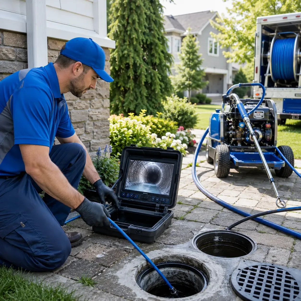 Outdoor drain cleaning professionals serving Harwick, PA