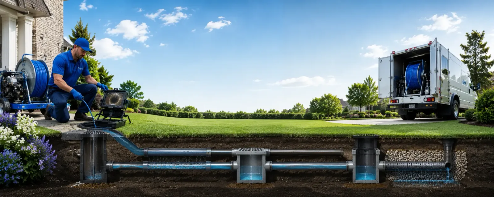 Outdoor drain cleaning information for Harwick, PA